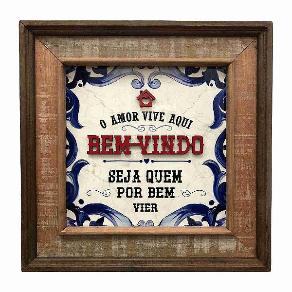 Quadro Bem Vindo