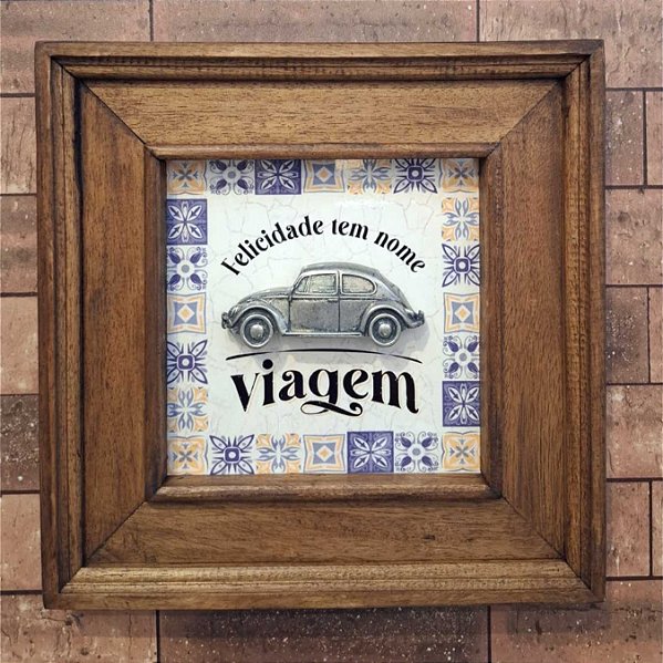 Quadro Viagem Fusca