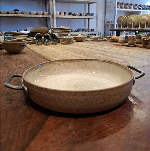 Travesa com Alça em Estanho