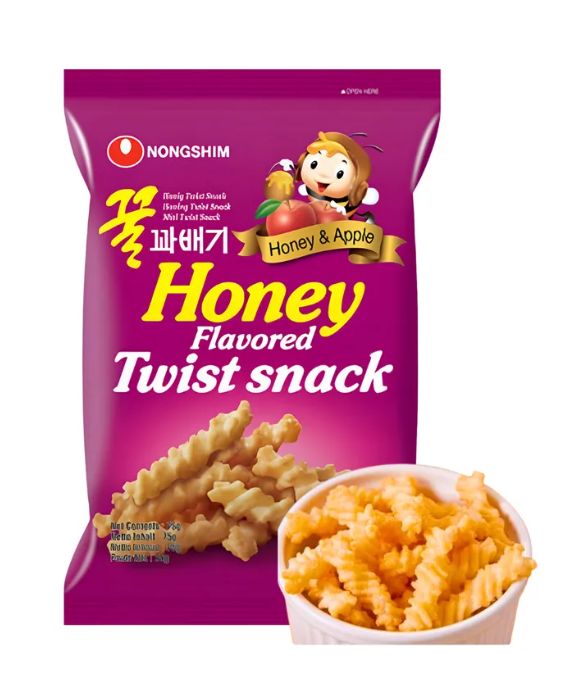 SALGADINHO PALITO DE MEL NONGSHIM - PACOTE 75G