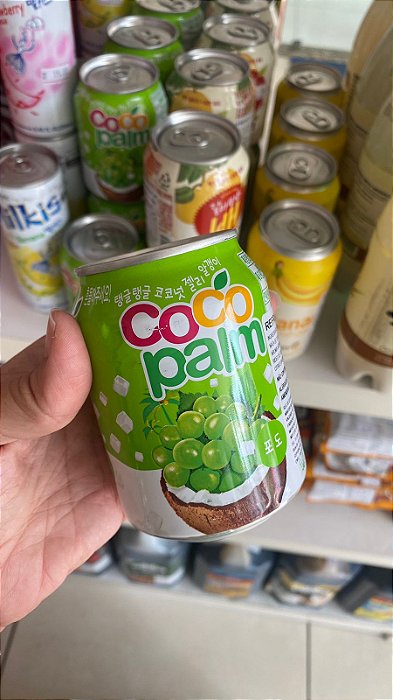 SUCO BONBON HAITAI - UVA C/ PEDAÇOS DE COCO - LATA 238ML