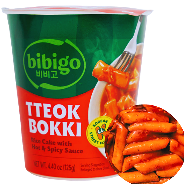 TOPOKKI BIBIGO HOT SPICY/ORIGINAL  - COPO 125G