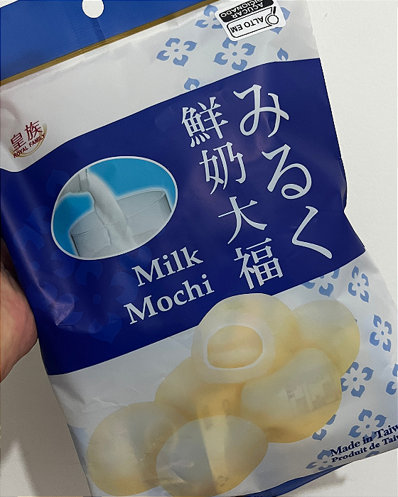 MOTI/MOCHI ROYAL FAMILY RECHEADO SABOR LEITE - PACOTE 120G