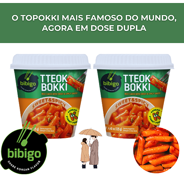 KIT 2 TOPOKKI BIBIGO SWEET & SPICY