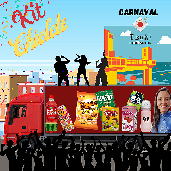 KIT CARNAVAL - CHICLETE C/ BANANA