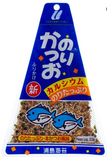 FURIKAKE URASHIMA - PEIXE BONITO  E ALGA NORI PACOTE 40G