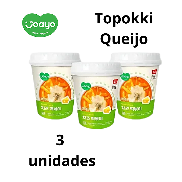 TOPOKKI JOAYO QUEIJO COPO 3X
