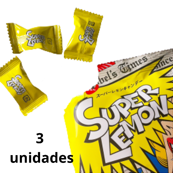 BALA SUPER LEMON 3 UNIDADES
