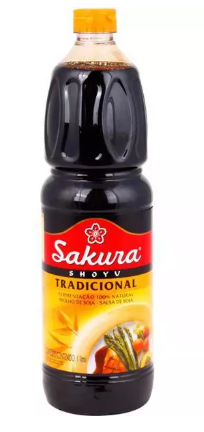 MOLHO SHOYU SAKURA - TRADICIONAL - EMBALAGEM 1 l