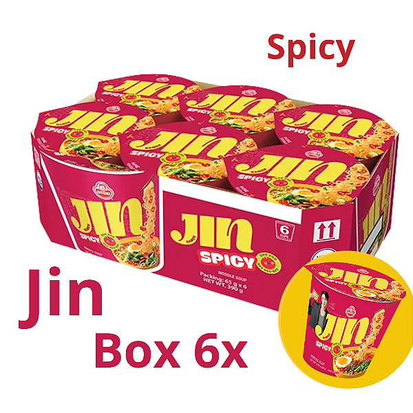 LAMEN NOVO JIN SPICY  POTE 65G 6X