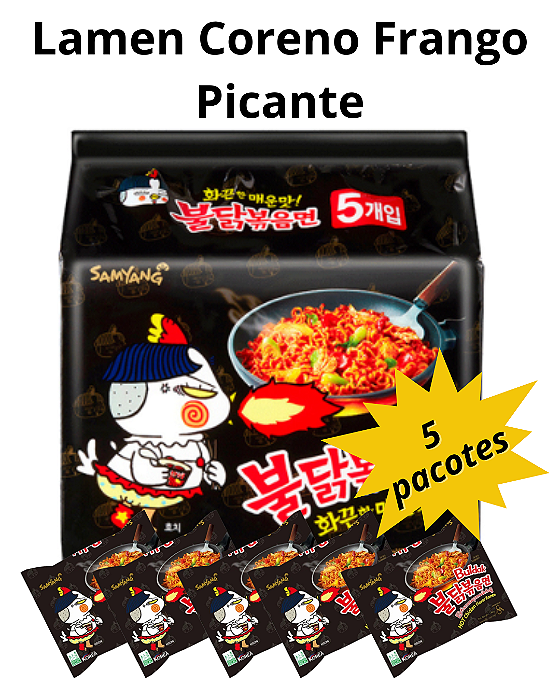 LAMEN BULDAK FRANGO PICANTE 5X