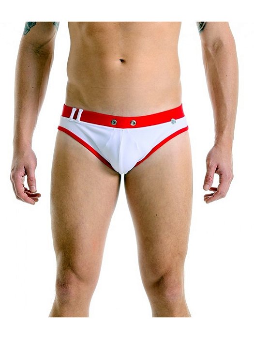 Sunga Brief Cut | com bojo - Red Light