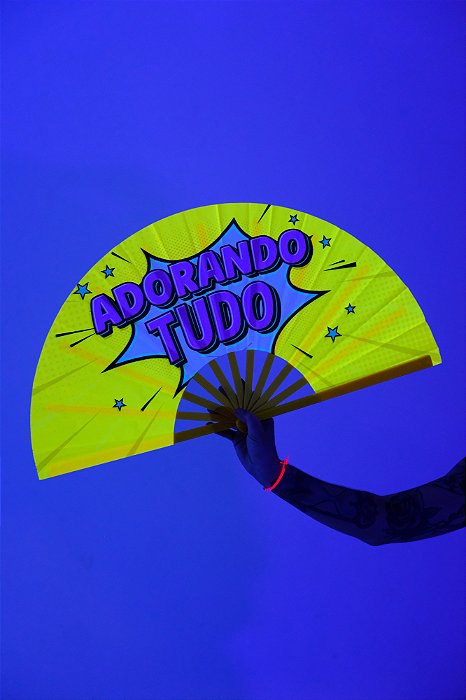 LEQUE PLÁSTICO GRANDE KHEY | ADORANDO TUDO NEON