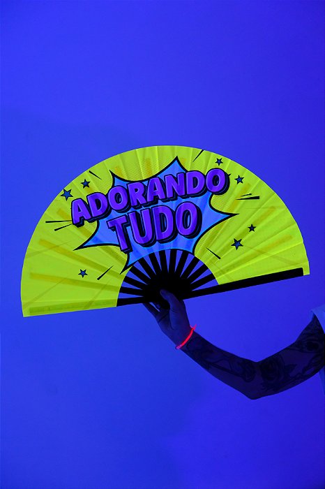 LEQUE BAMBU GRANDE KHEY | ADORANDO TUDO NEON