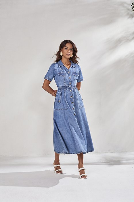 Chemise Jeans 120cm - Titanium