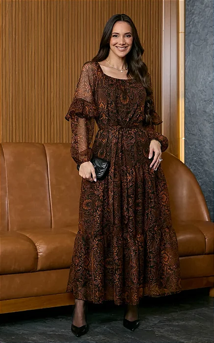 VESTIDO MILENE PRETO - TATA MARTELLO