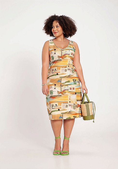 Vestido Midi Plus Size