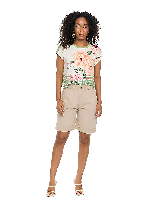 Blusa em Plano Sarja Four Way