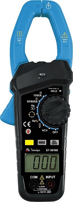 Alicate Amperímetro - Minipa ET-3810B