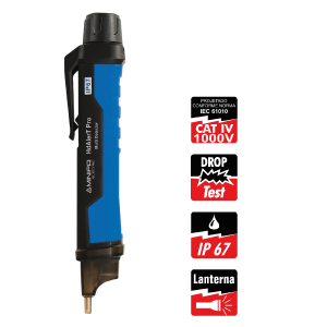 Detector de Tensão, CAT IV - 1000 V, IP 67 - Hd AlerT Pro