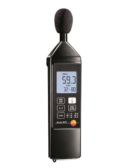 Decibelímetro Medidor de Intensidade de Som - Testo 815
