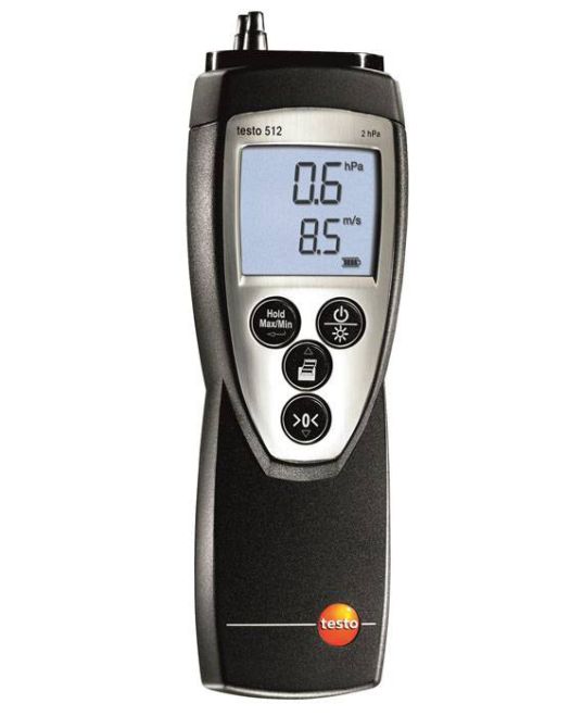 Manômetro p/ Medição de Pressão Diferencial (0 a 20hPa) - Testo 512