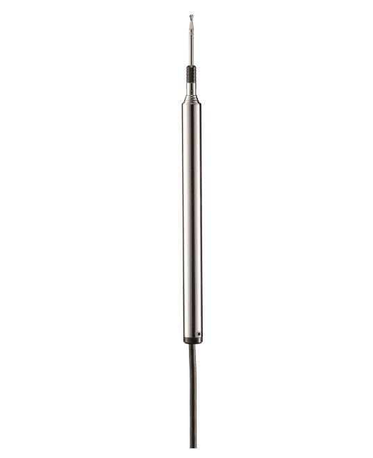 Sonda de Velocidade do Ar, Sensor Esfera Aquecida - Diâmetro de 3mm (inclui medição de temperatura)- Testo 0635 1051