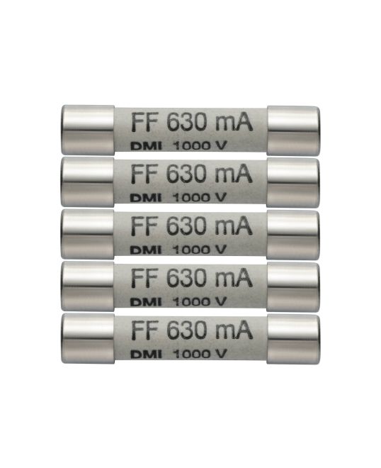 Fusíveis Sobressalentes de 630 mA / 1000 V - 5 itens - Testo 0590 0006