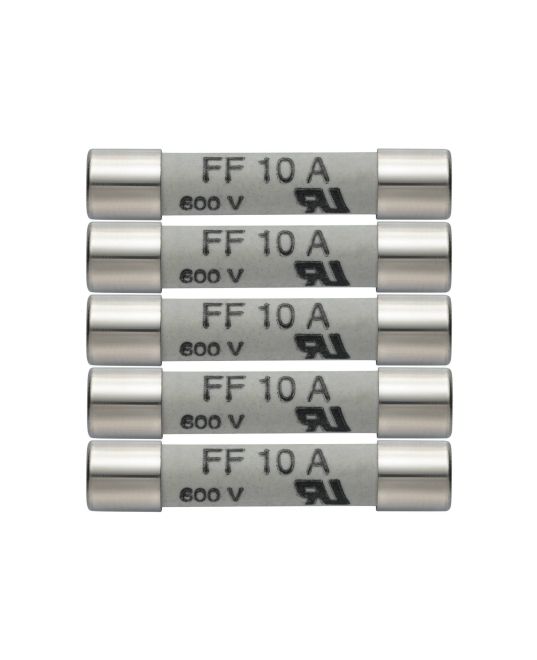 Fusíveis Sobressalentes de 10 A / 600 V - 5 itens - Testo 0590 0005