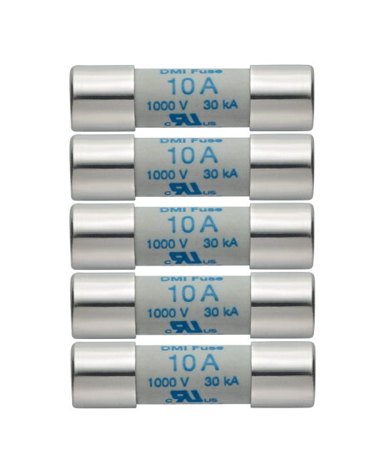 Fusíveis sobressalentes de 10 A / 1000 V - 5 items - Testo 0590 0004