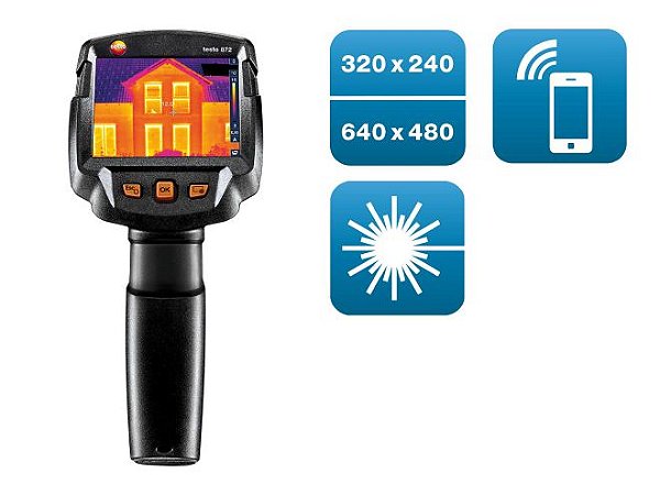 Termovisor 76800 Pixels - Com App - Testo 872