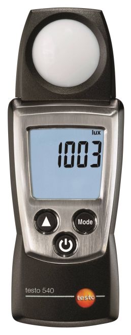 Luxímetro instrumento de medição da intensidade de luz, com capa protetora - Testo 540