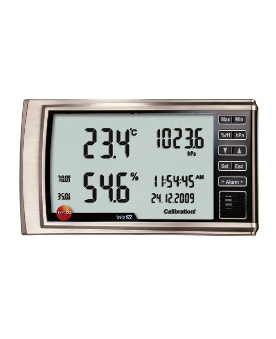 Termohigrômetro com indicação de pressão - Testo 622