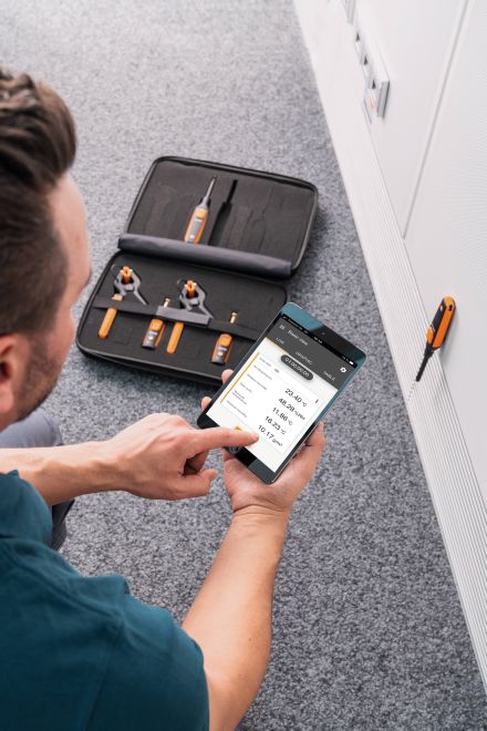 Sondas Inteligentes AC & Kit de testes de Refrigeração Plus - Testo 0563 0002 41