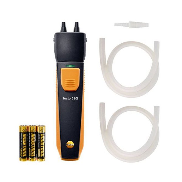 Medidor de pressão diferencial Bluetooth com App - Testo 510i - 0560 1510