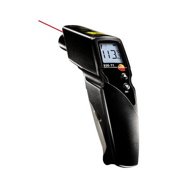 Termômetro Infravermelho com mira laser (10:1 ótica) - Testo 830 T1 - 0560 8311