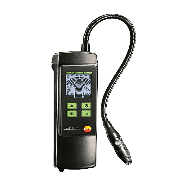 Conjunto de detecção de fugas em sistemas de refrigeração para (CFC, HCFC, HFC, H 2) - Testo 316 - 0563 3164