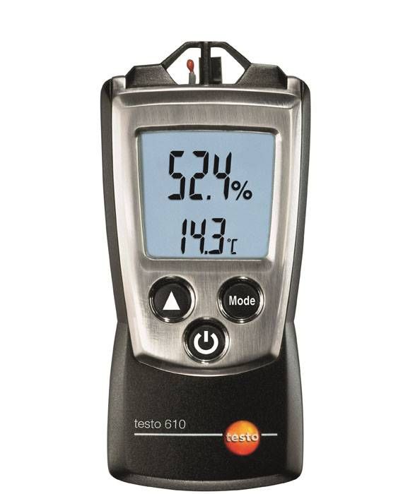 Instrumento de Medição de Umidade/Temperatura - Testo 610
