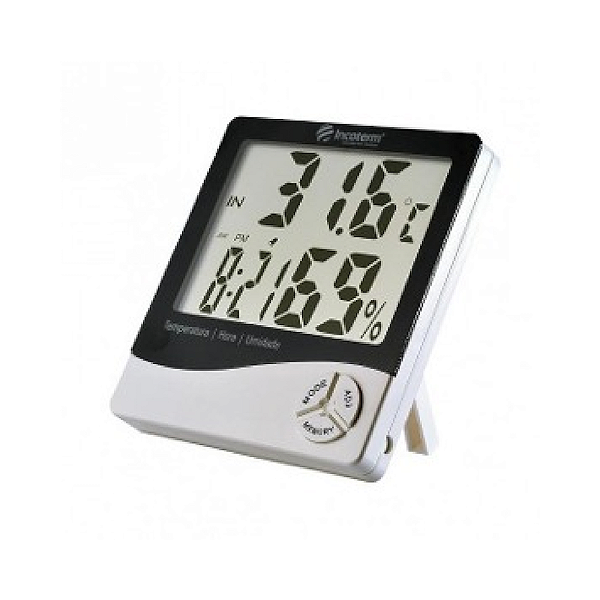 Termo-Higrômetro Digital Incoterm TH50 com Máxima e Mínima Incoterm 9690.02.0.00