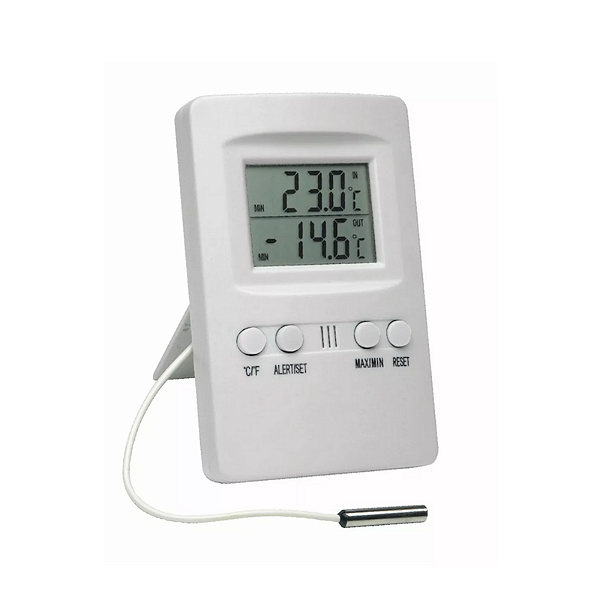 Termômetro Digital com Sensor Externo e Alarme - Incoterm 7427.02.0.00