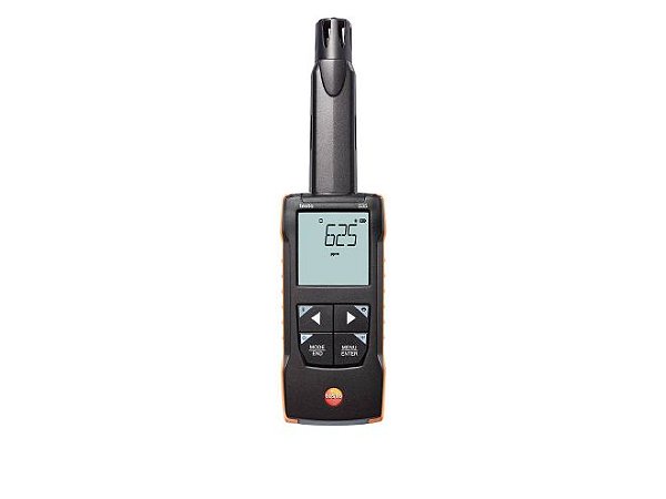 Instrumento de medição digital de CO2 com conexão de aplicativo - Testo 535