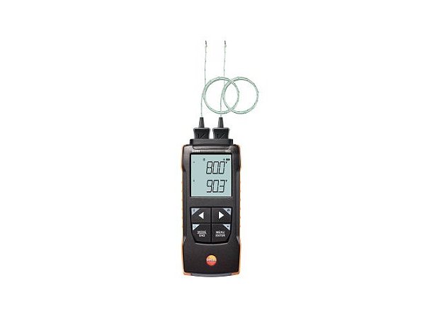 Instrumento de Medição de Temperatura Diferencial para TC Tipo K com Conexão por Aplicativo - Testo 922