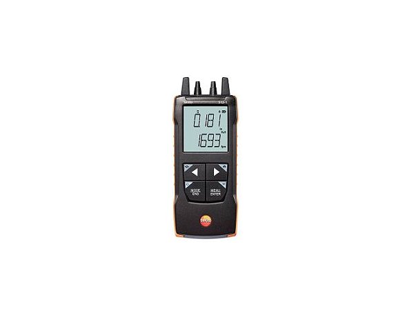 Instrumento de Medição de Pressão Diferencial Digital com Conexão por Aplicativo - Testo 512-1
