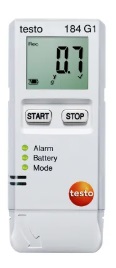 Data logger de registro de choques físicos, umidade e temperatura - Testo 184 G1 - 0572 1846