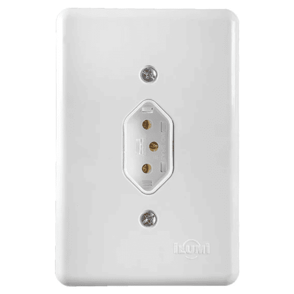 Conjunto Tomada 3 Pinos (2P+T)  250V Stylus ILUMI