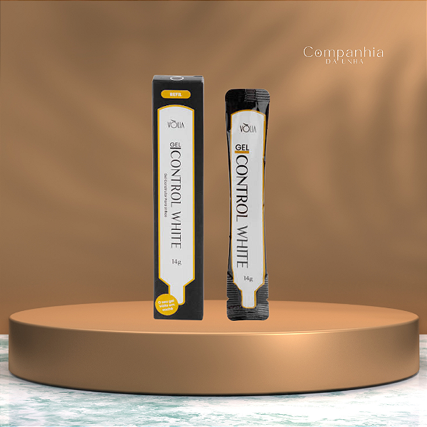 REFIL: Gel Construtor Control White 14g - Vólia