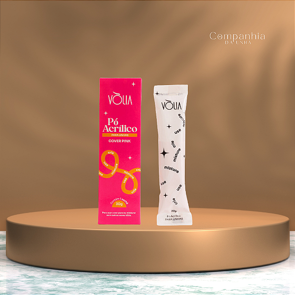 REFIL: Pó Acrílico Cover Pink 30g - Vòlia