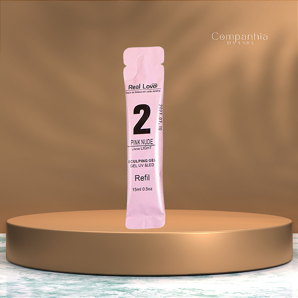 Gel Construtor Pink Nude 15ml - Real Love