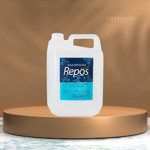 Água Destilada 5 Litros - Repós