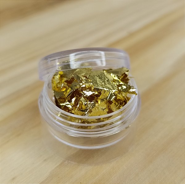 Mini Potinho de Folha de Ouro - Dourada